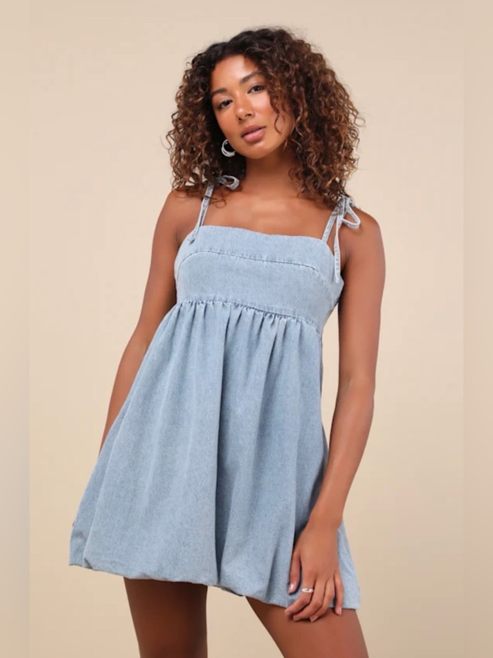 Lulu's Blue Denim Dress